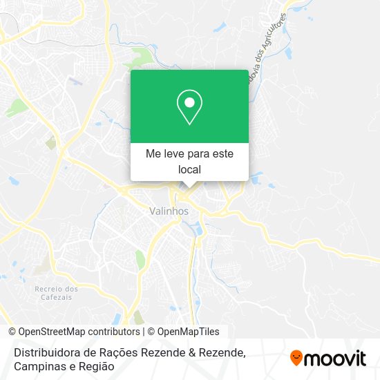 Distribuidora de Rações Rezende & Rezende mapa