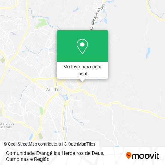 Comunidade Evangélica Herdeiros de Deus mapa
