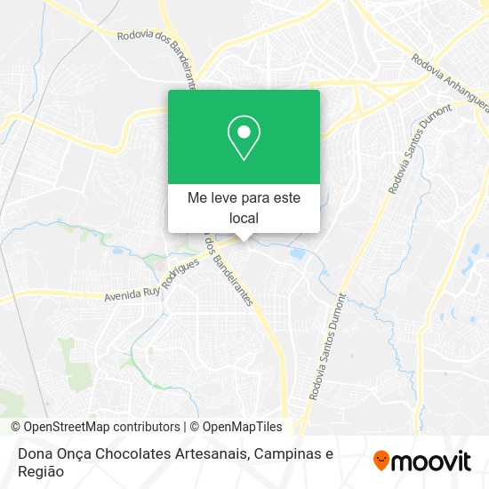 Dona Onça Chocolates Artesanais mapa