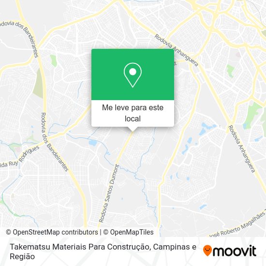 Takematsu Materiais Para Construção mapa