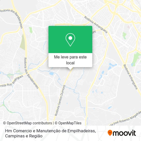 Hm Comercio e Manutenção de Empilhadeiras mapa