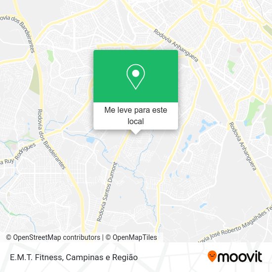 E.M.T. Fitness mapa