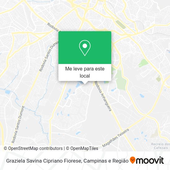Graziela Savina Cipriano Fiorese mapa