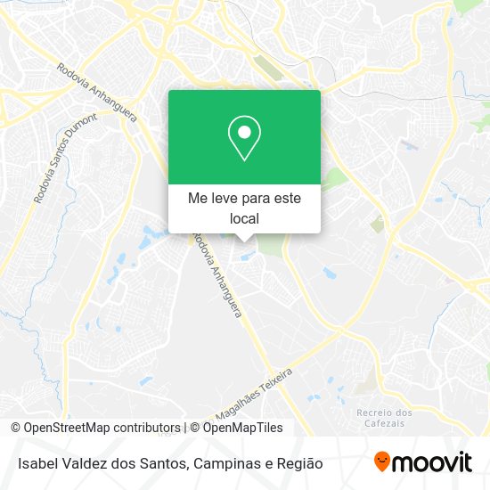 Isabel Valdez dos Santos mapa