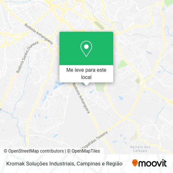 Kromak Soluções Industriais mapa
