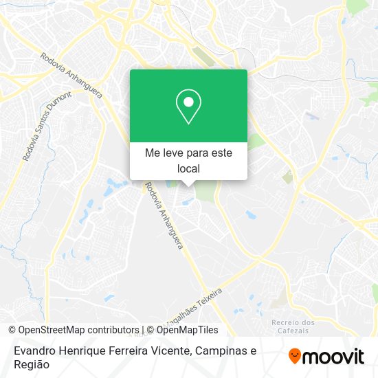 Evandro Henrique Ferreira Vicente mapa