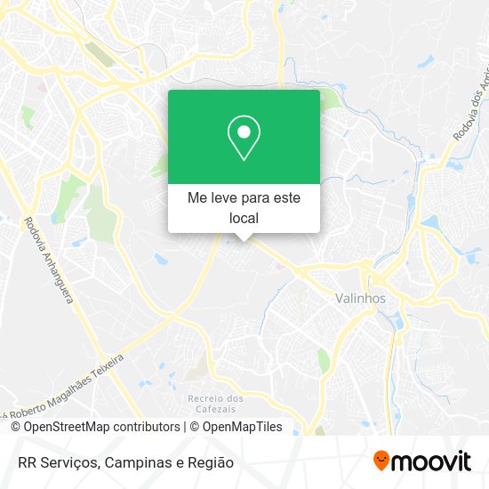 RR Serviços mapa