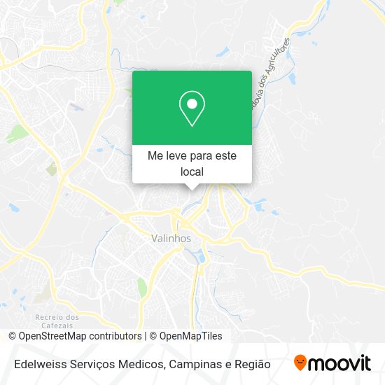 Edelweiss Serviços Medicos mapa