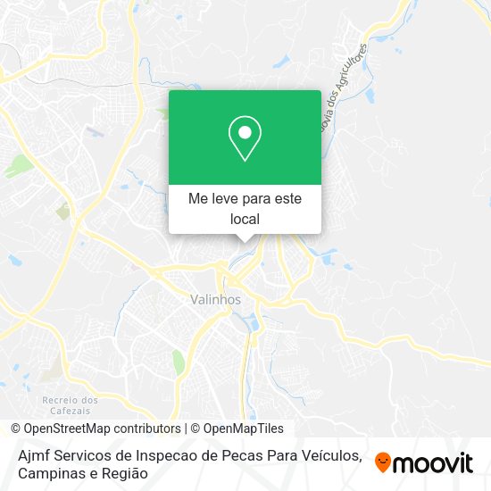 Ajmf Servicos de Inspecao de Pecas Para Veículos mapa
