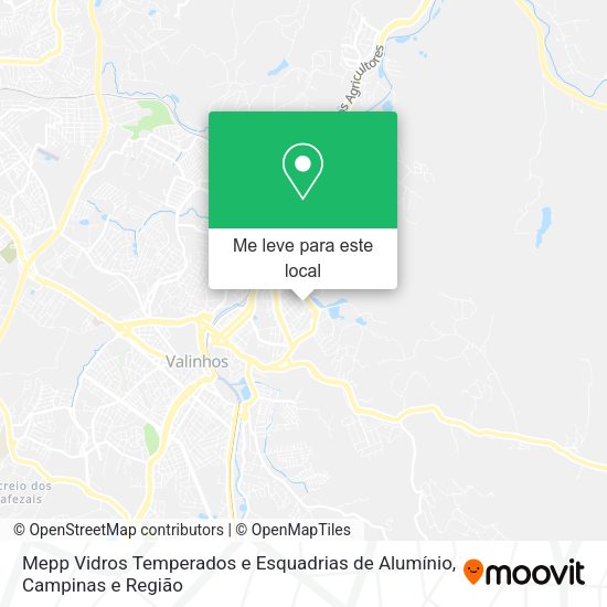 Mepp Vidros Temperados e Esquadrias de Alumínio mapa