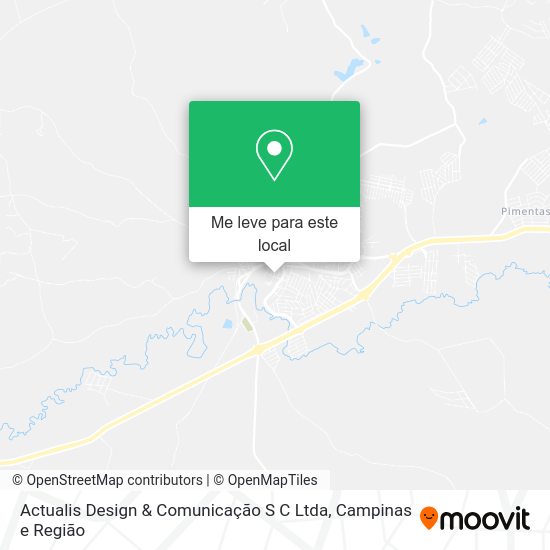 Actualis Design & Comunicação S C Ltda mapa