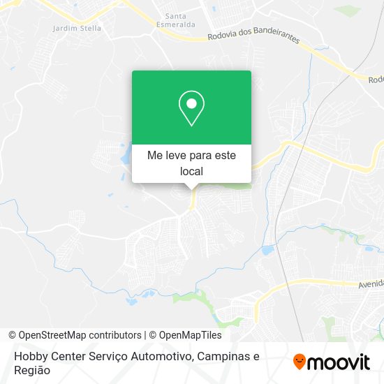 Hobby Center Serviço Automotivo mapa
