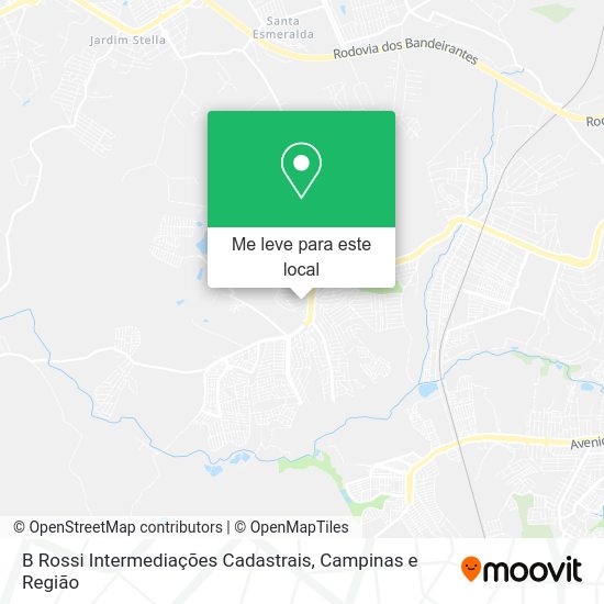 B Rossi Intermediações Cadastrais mapa