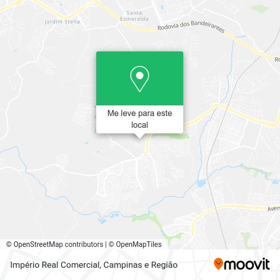 Império Real Comercial mapa