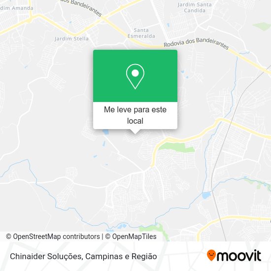 Chinaider Soluções mapa