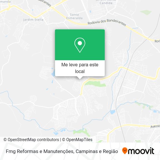 Fmg Reformas e Manutenções mapa