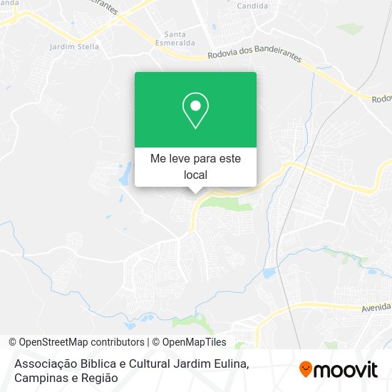 Associação Biblica e Cultural Jardim Eulina mapa
