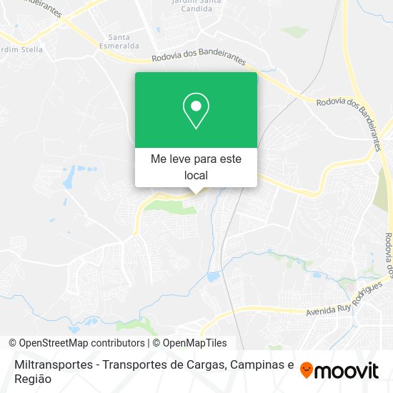 Miltransportes - Transportes de Cargas mapa