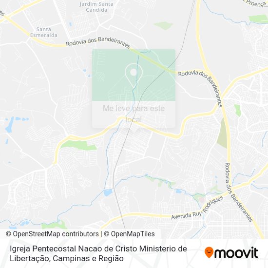 Igreja Pentecostal Nacao de Cristo Ministerio de Libertação mapa