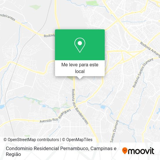 Condomínio Residencial Pernambuco mapa