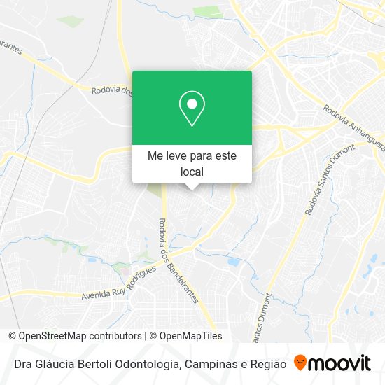 Dra Gláucia Bertoli Odontologia mapa