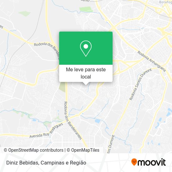 Diniz Bebidas mapa