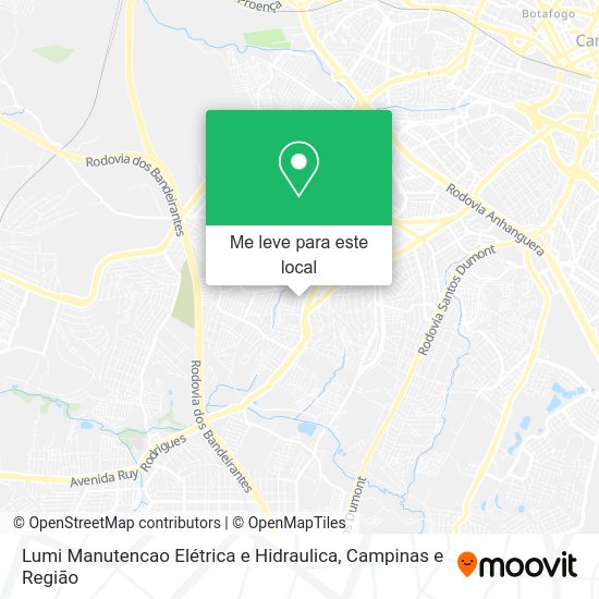 Lumi Manutencao Elétrica e Hidraulica mapa