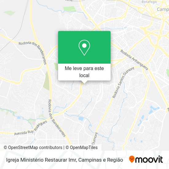 Igreja Ministério Restaurar Imr mapa