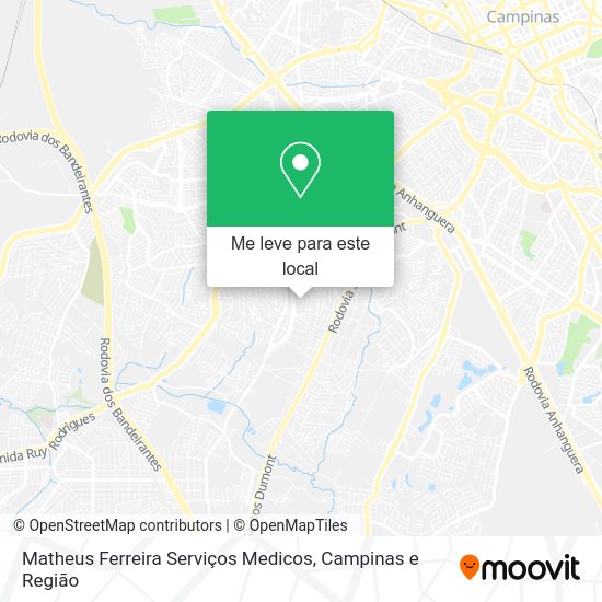 Matheus Ferreira Serviços Medicos mapa
