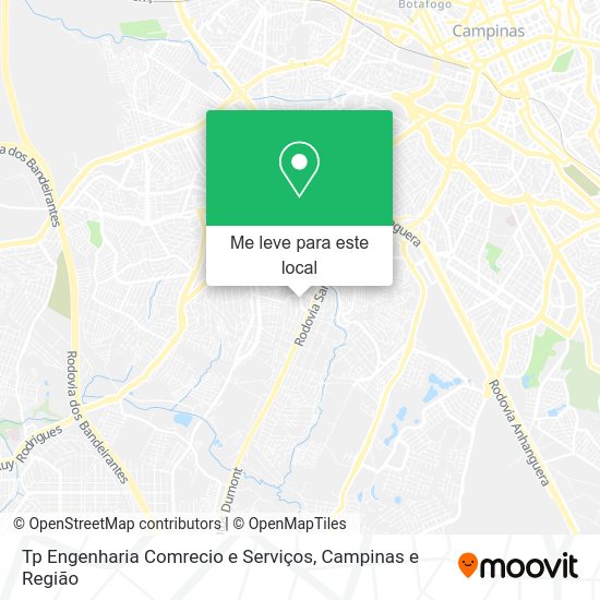 Tp Engenharia Comrecio e Serviços mapa