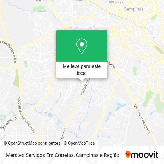 Merctec Serviços Em Correias mapa