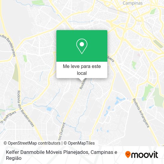 Kelfer Danmobile Móveis Planejados mapa