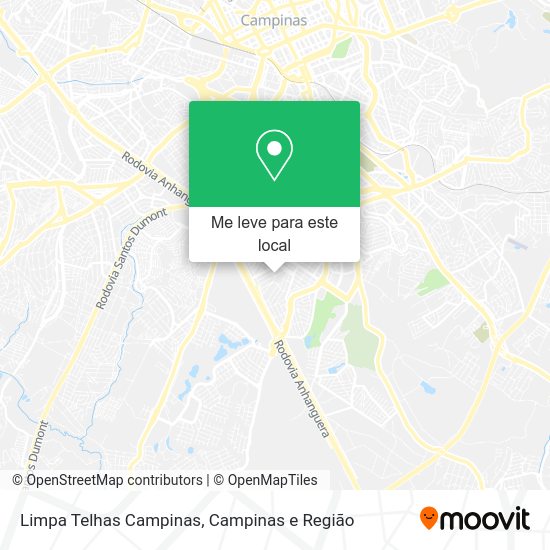 Limpa Telhas Campinas mapa