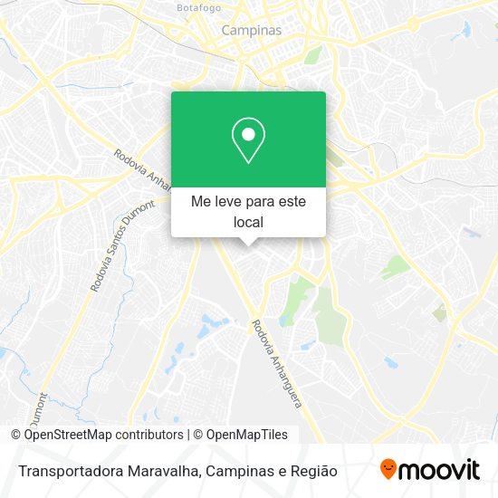 Transportadora Maravalha mapa