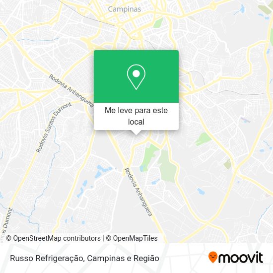 Russo Refrigeração mapa
