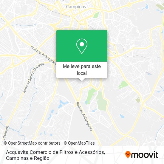 Acquavita Comercio de Filtros e Acessórios mapa