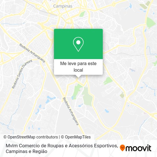 Mvlm Comercio de Roupas e Acessórios Esportivos mapa