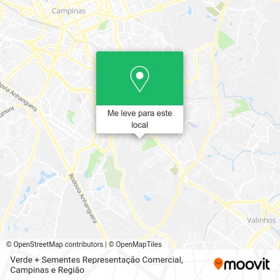 Verde + Sementes Representação Comercial mapa