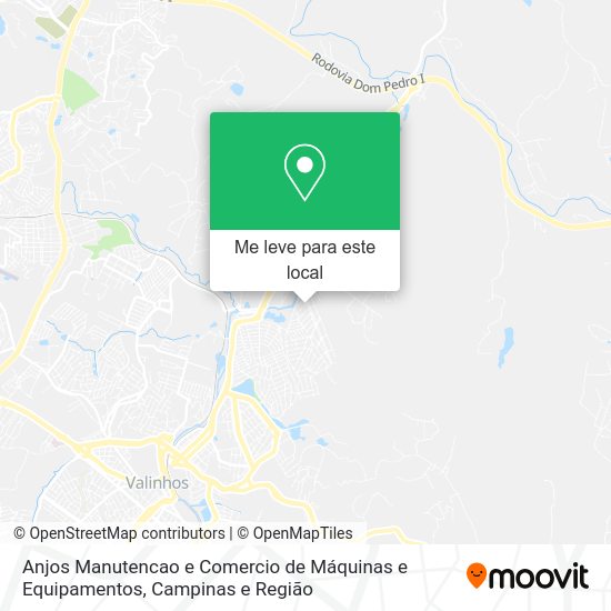 Anjos Manutencao e Comercio de Máquinas e Equipamentos mapa