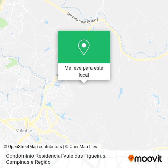 Condomínio Residencial Vale das Figueiras mapa