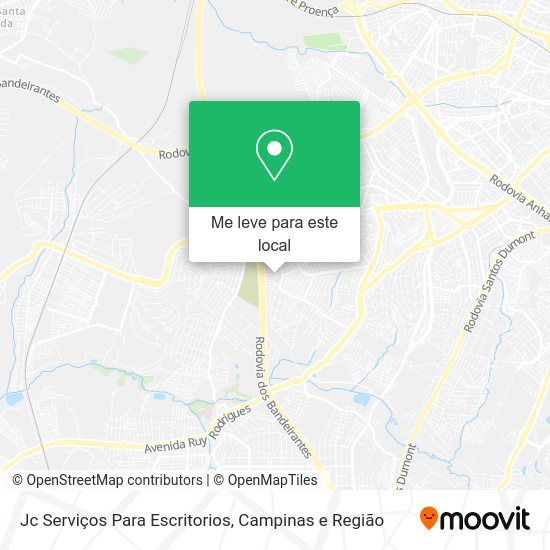Jc Serviços Para Escritorios mapa