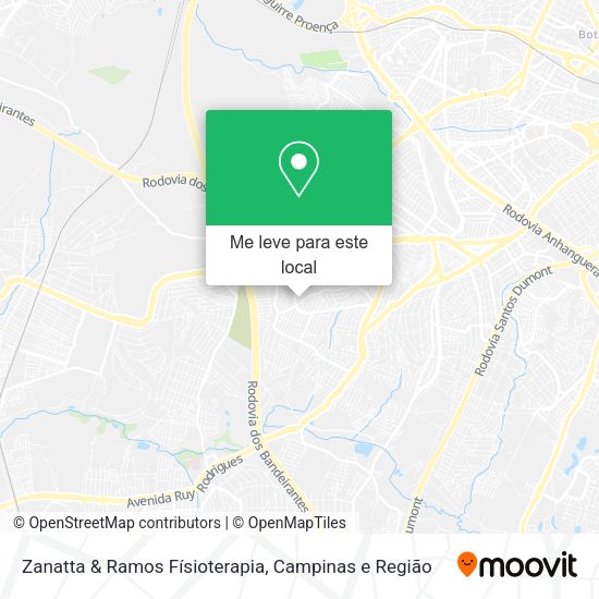 Zanatta & Ramos Físioterapia mapa