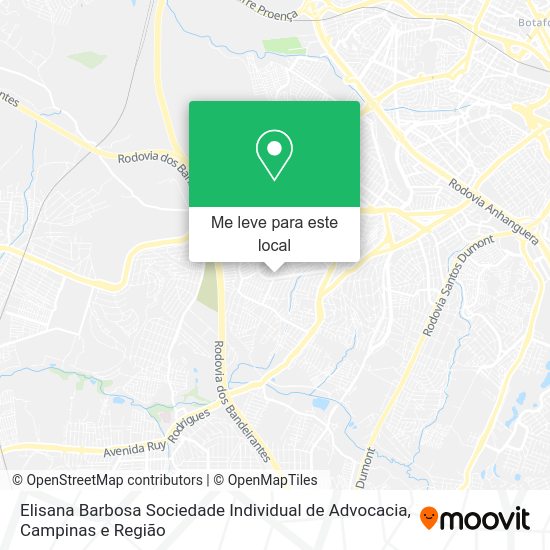 Elisana Barbosa Sociedade Individual de Advocacia mapa