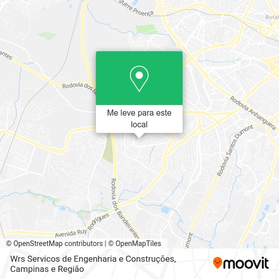 Wrs Servicos de Engenharia e Construções mapa