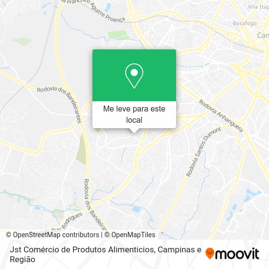 Jst Comércio de Produtos Alimenticios mapa