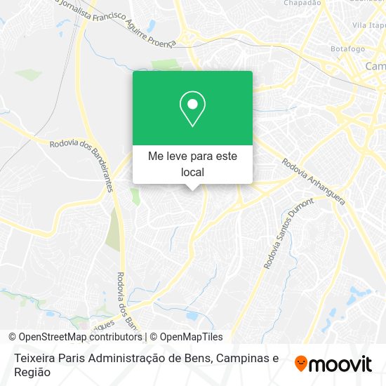 Teixeira Paris Administração de Bens mapa