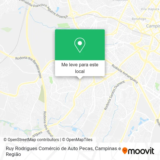 Ruy Rodrigues Comércio de Auto Pecas mapa