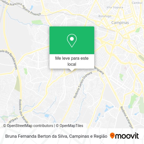 Bruna Fernanda Berton da Silva mapa