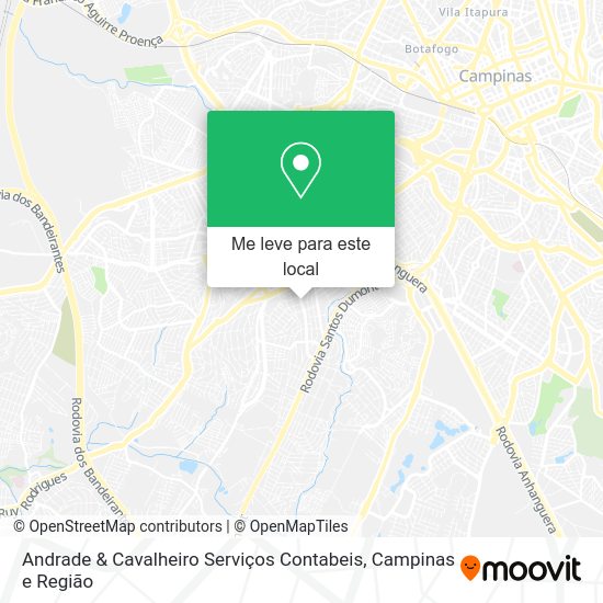 Andrade & Cavalheiro Serviços Contabeis mapa
