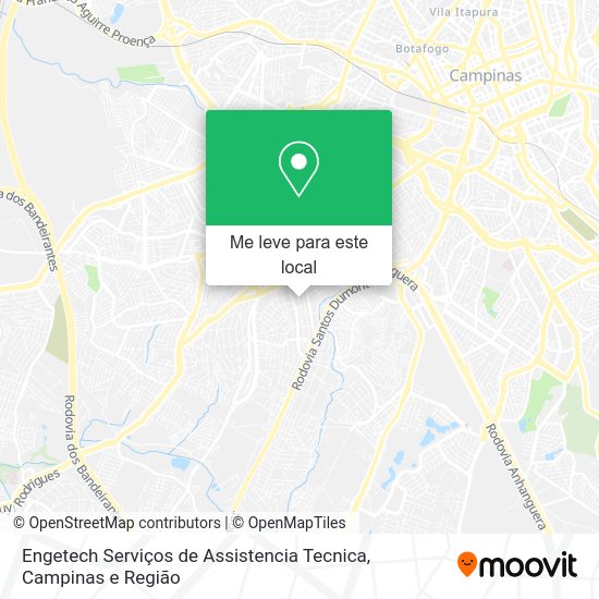 Engetech Serviços de Assistencia Tecnica mapa